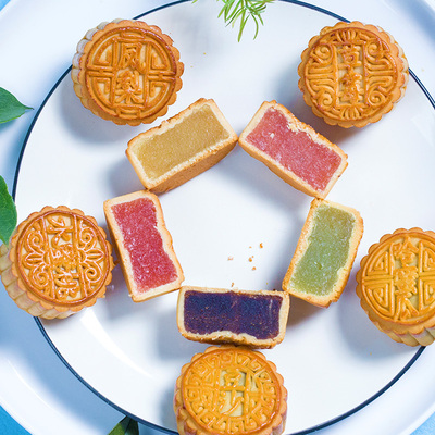 威爾麗 廣式中秋水果月餅10枚